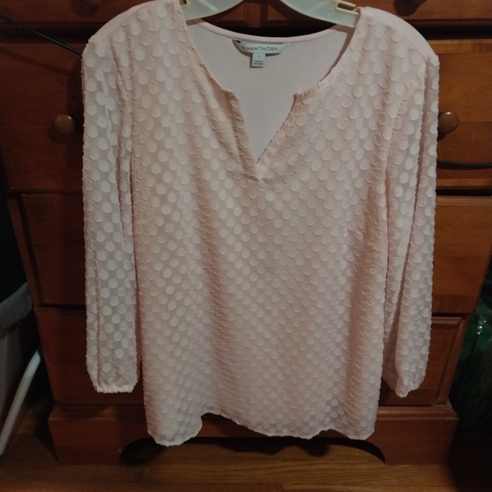 pink blouse